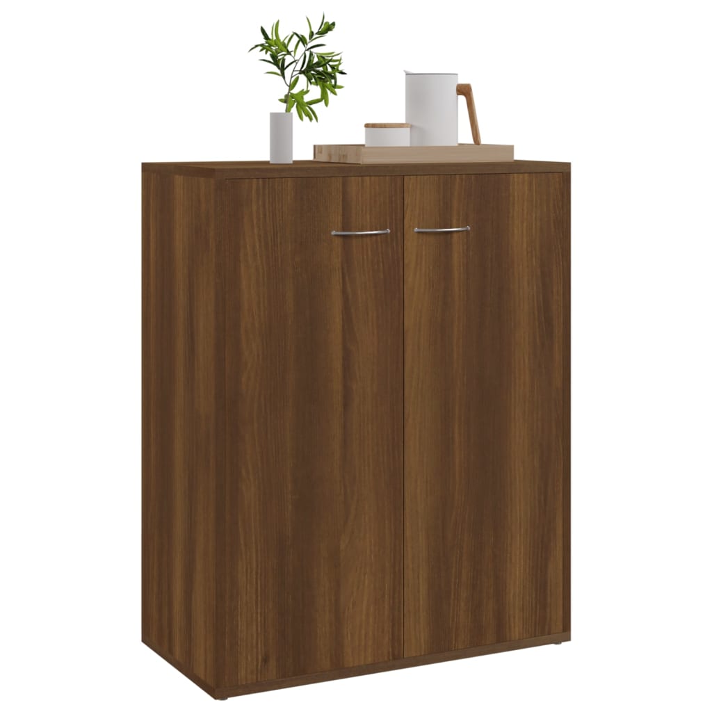 Skænk Brun Eg Look 60x30x75 cm Træmateriale