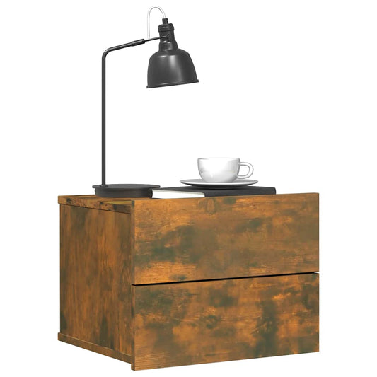 Nachttisch Räuchereiche 40x30x30 cm Holzwerkstoff