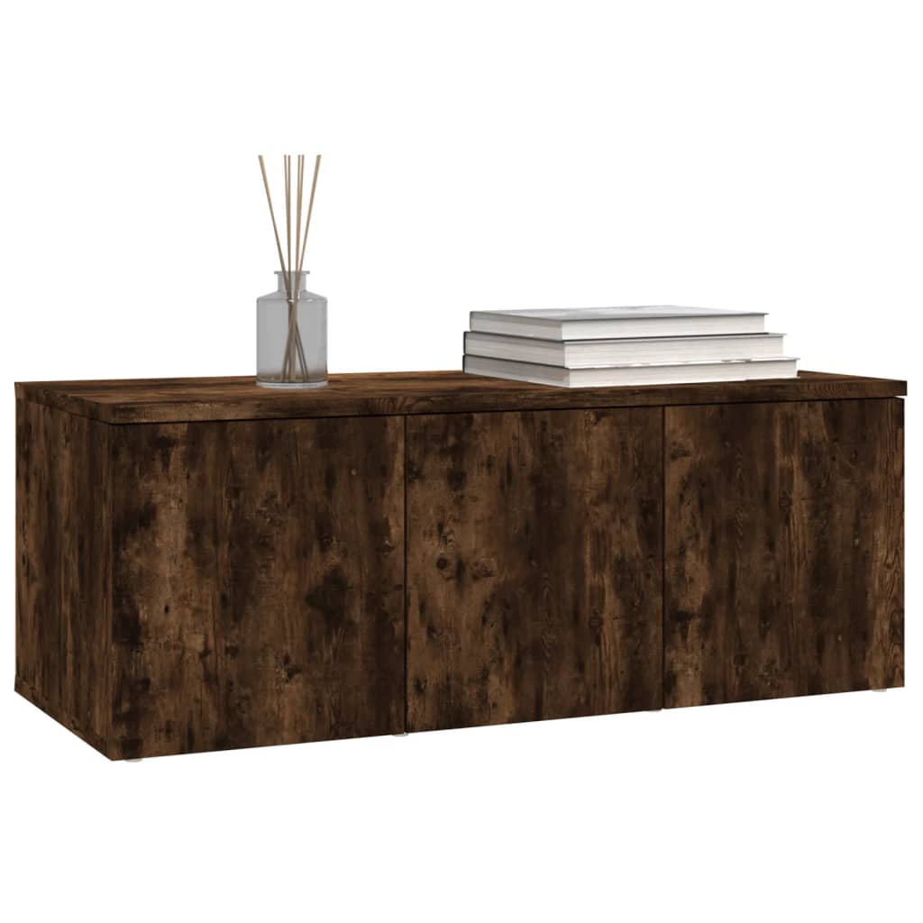 TV-møbel røget eg 80x34x30 cm træmateriale
