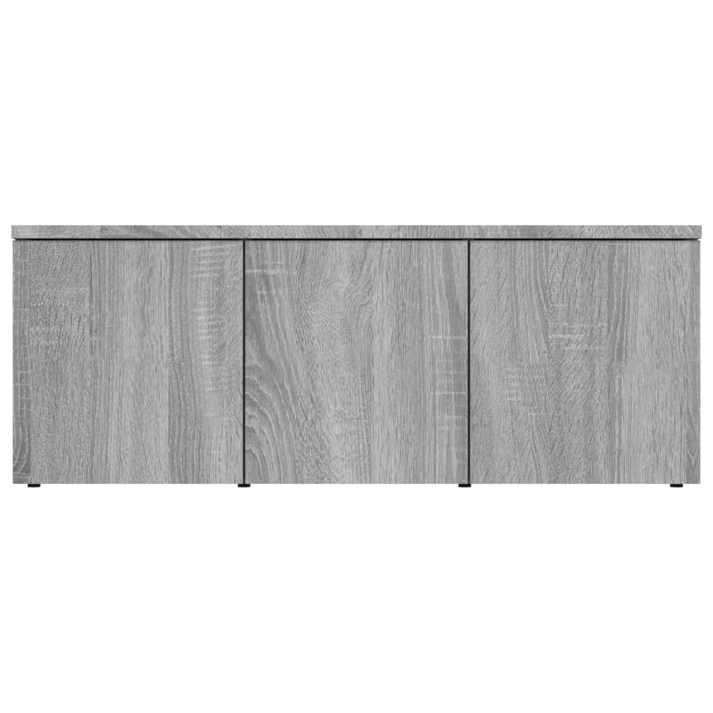 TV-skab Grå Sonoma 80x34x30 cm Træ Materiale