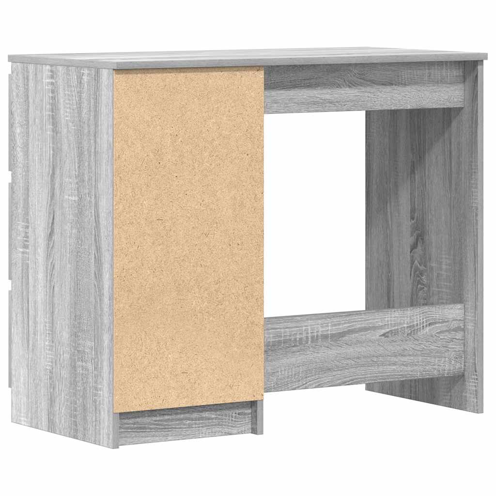 Schreibtisch Grau Sonoma 90x45x76 cm Holzwerkstoff