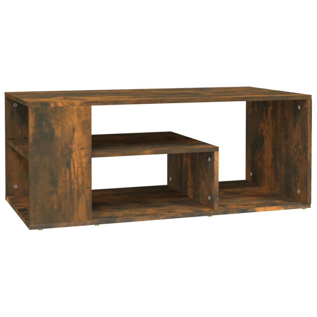 Sofabord røget eg 100x50x40 cm træmateriale