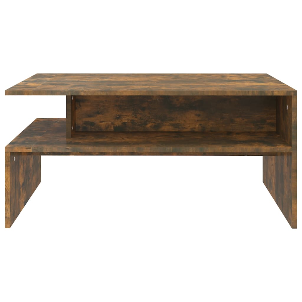 Sofabord røget eg 90x60x42,5 cm træmateriale