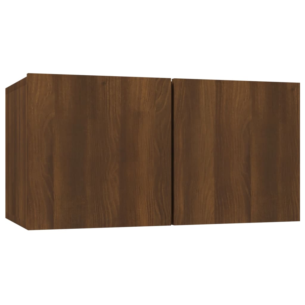 TV overskab brun eg 60x30x30 cm træmateriale