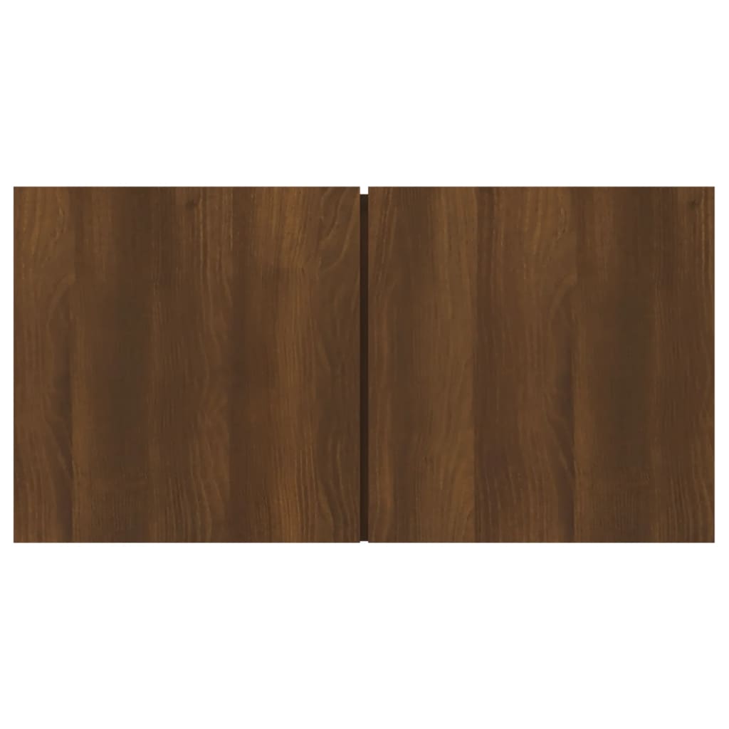 TV overskab brun eg 60x30x30 cm træmateriale