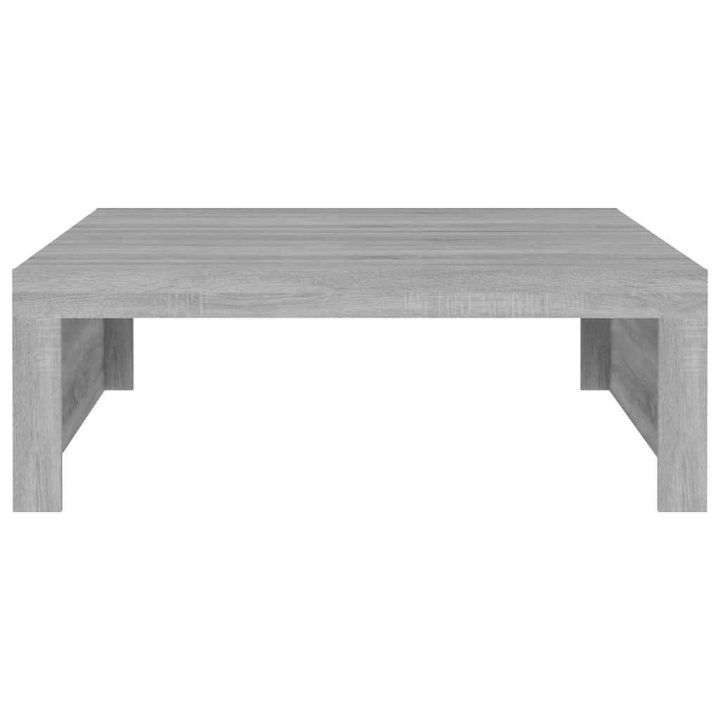 Sofabord Grå Sonoma 100x100x35 cm Træmateriale