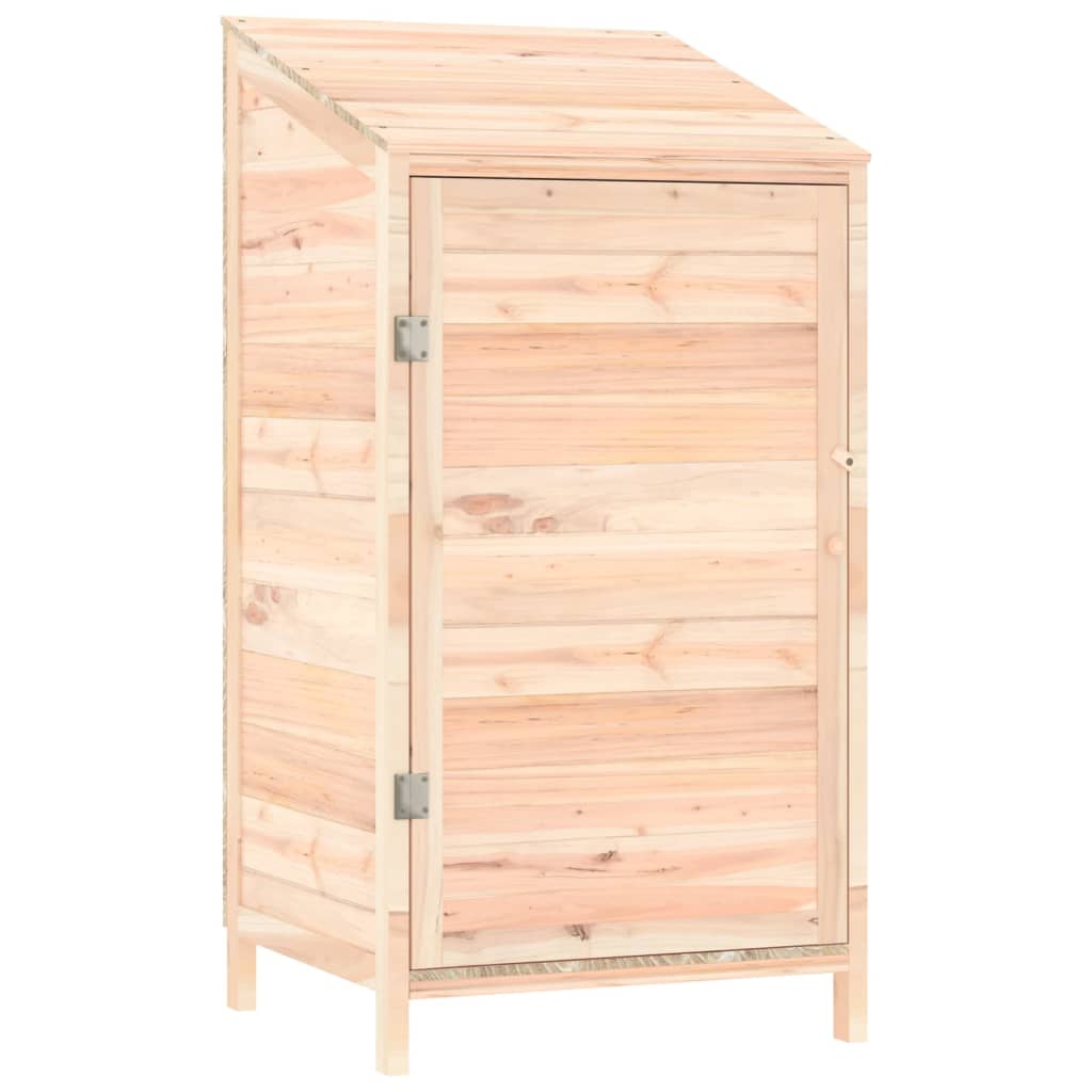 Redskabsskur 55x52x112 cm massiv grantræ