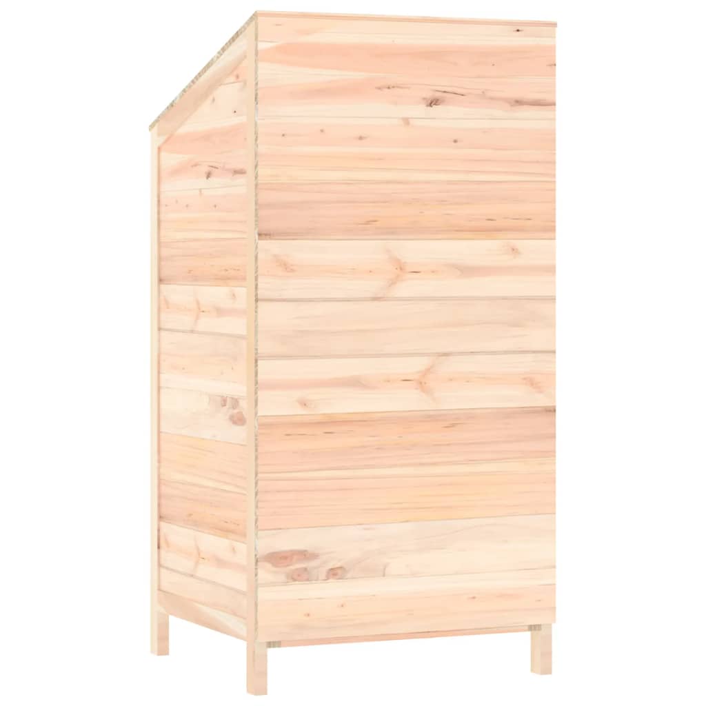 Redskabsskur 55x52x112 cm massiv grantræ