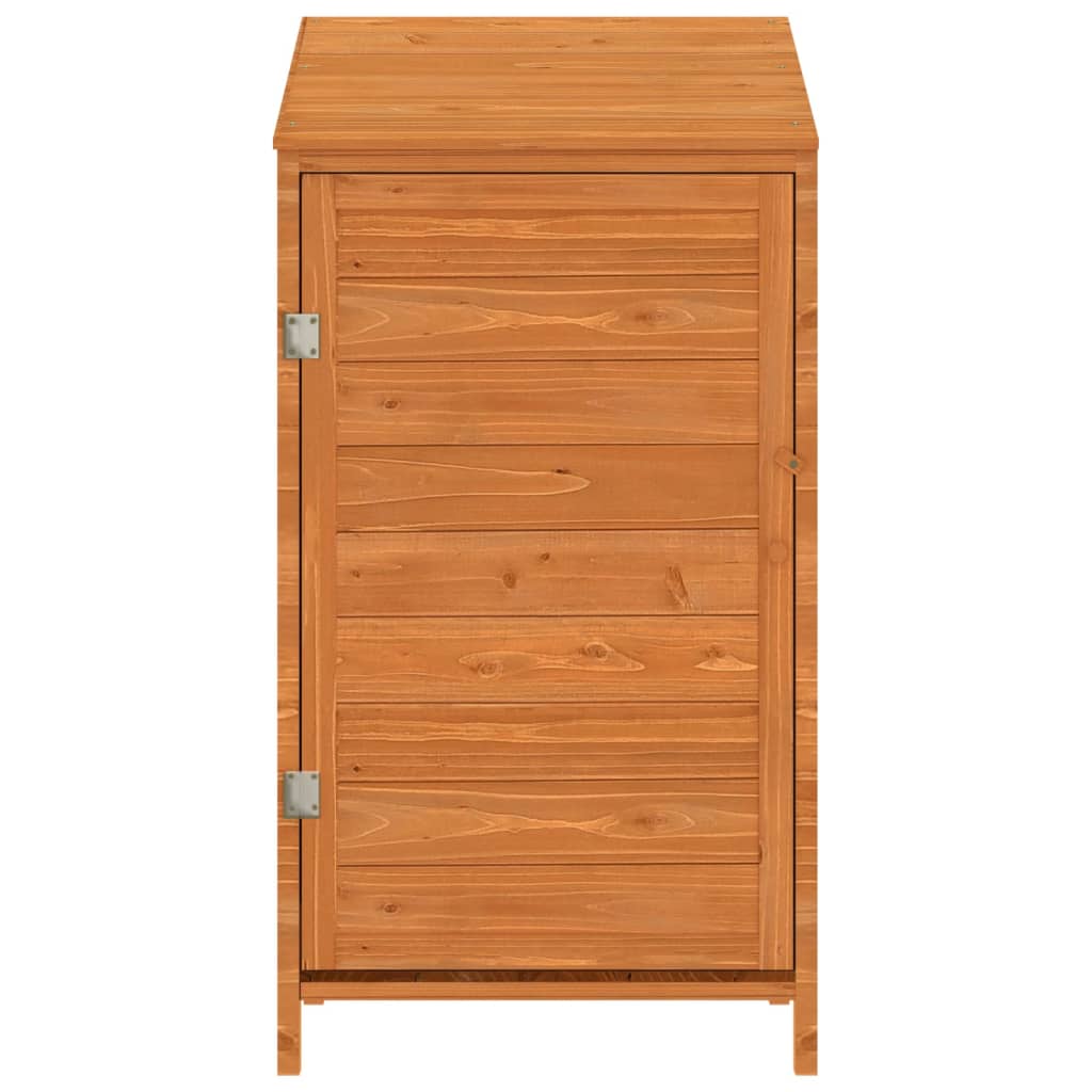 Redskabsskur Brun 55x52x112 cm Massivt grantræ