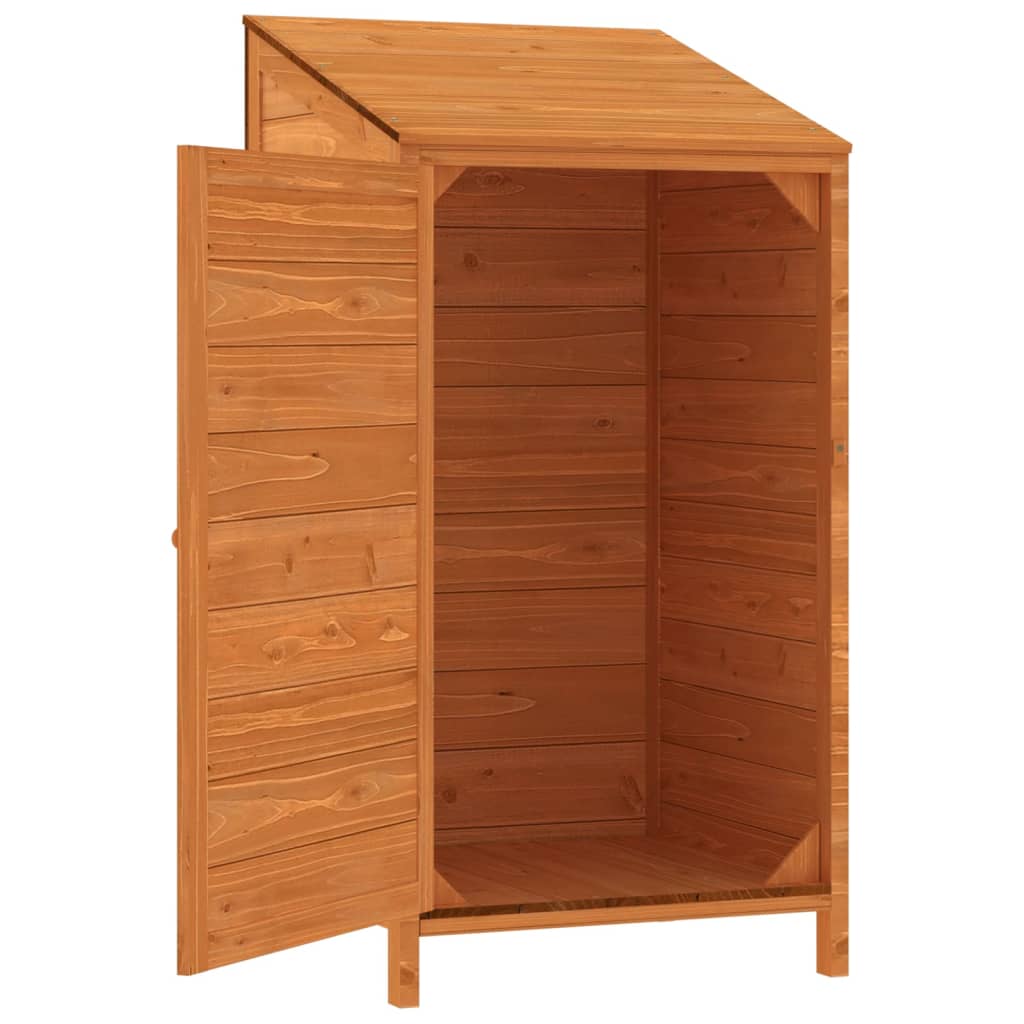 Redskabsskur Brun 55x52x112 cm Massivt grantræ