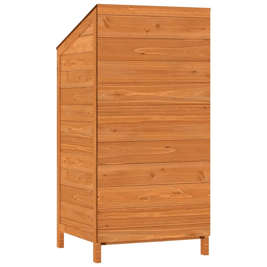 Redskabsskur Brun 55x52x112 cm Massivt grantræ