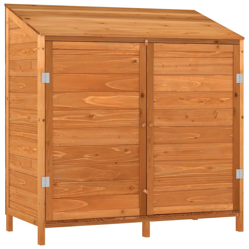 Redskabsskur Brun 102x52x112 cm Massivt grantræ