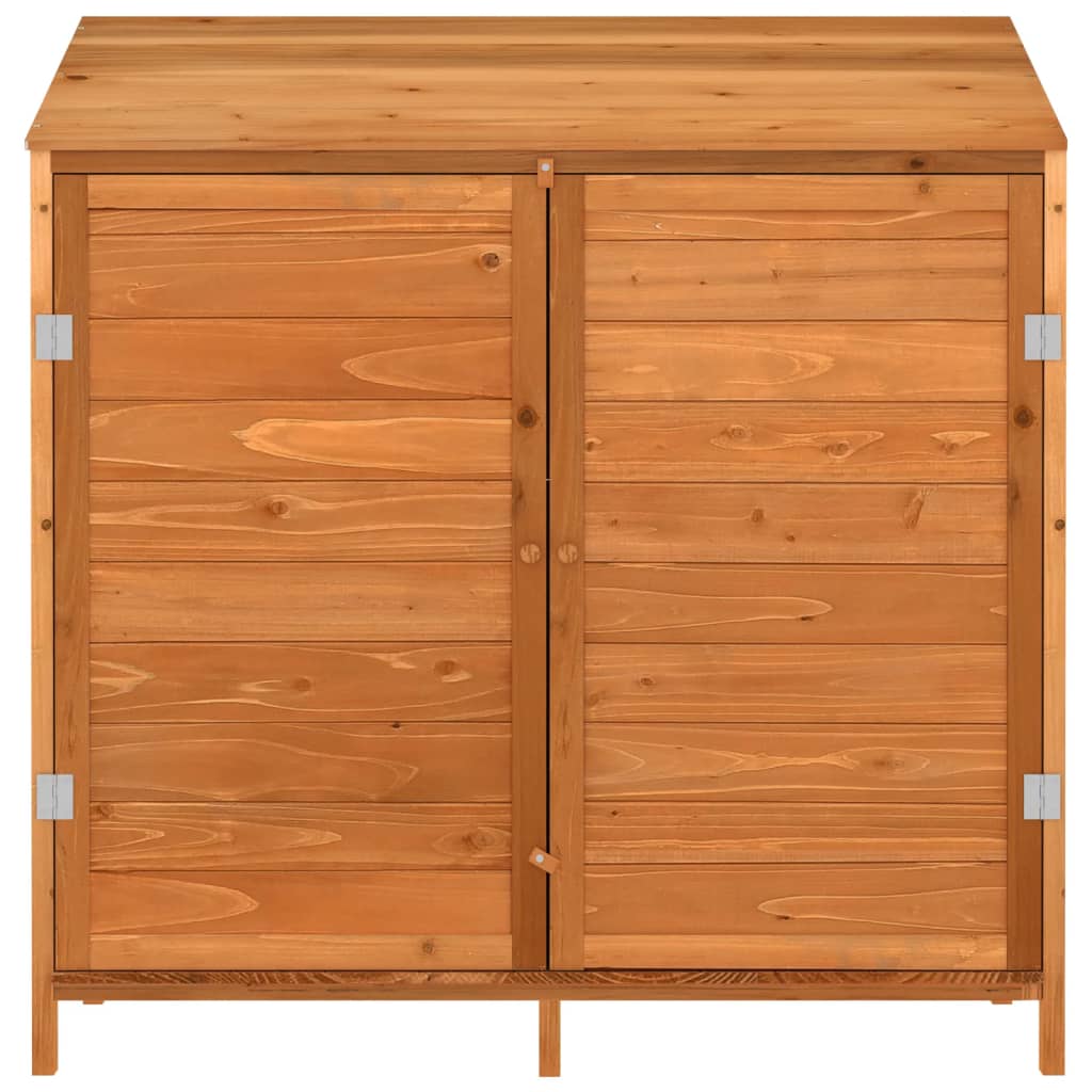 Redskabsskur Brun 102x52x112 cm Massivt grantræ