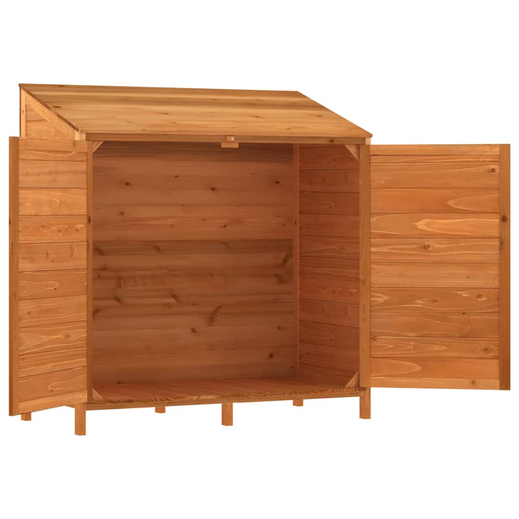 Redskabsskur Brun 102x52x112 cm Massivt grantræ