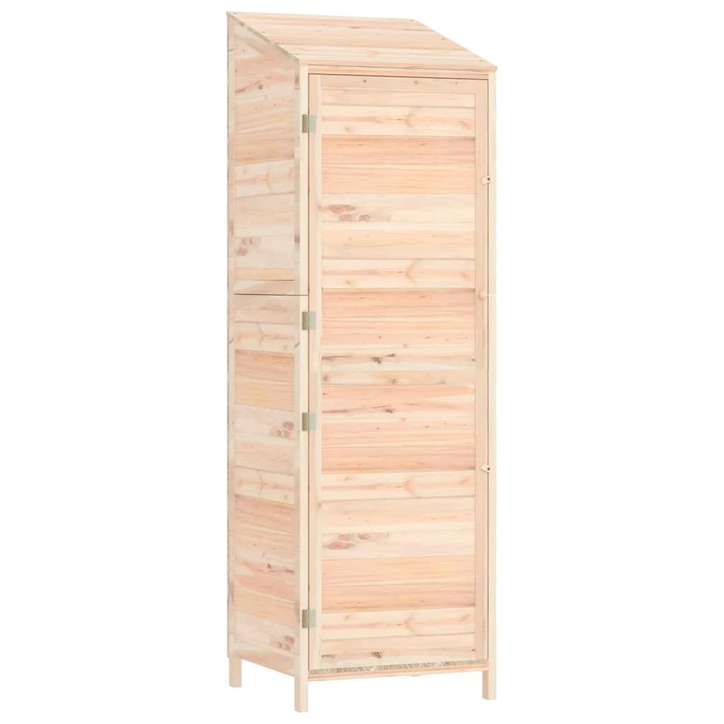 Redskabsskur 55x52x174,5 cm massiv grantræ
