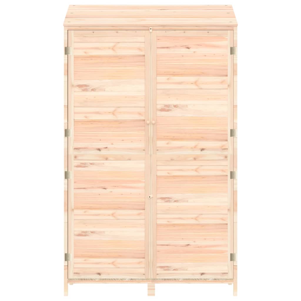Redskabsskur 102x52x174,5 cm massiv grantræ