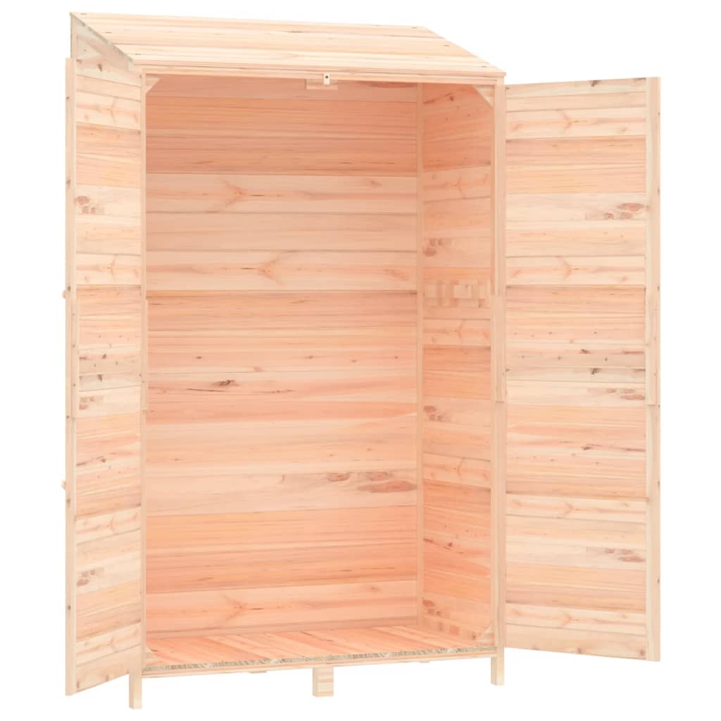 Redskabsskur 102x52x174,5 cm massiv grantræ