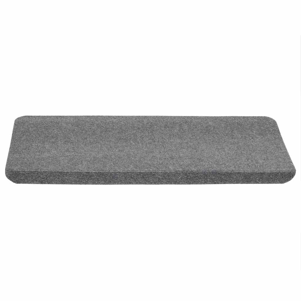 Stufenmatten Selbstklebend 15 Stk. 65x24,5x3,5 cm Grau