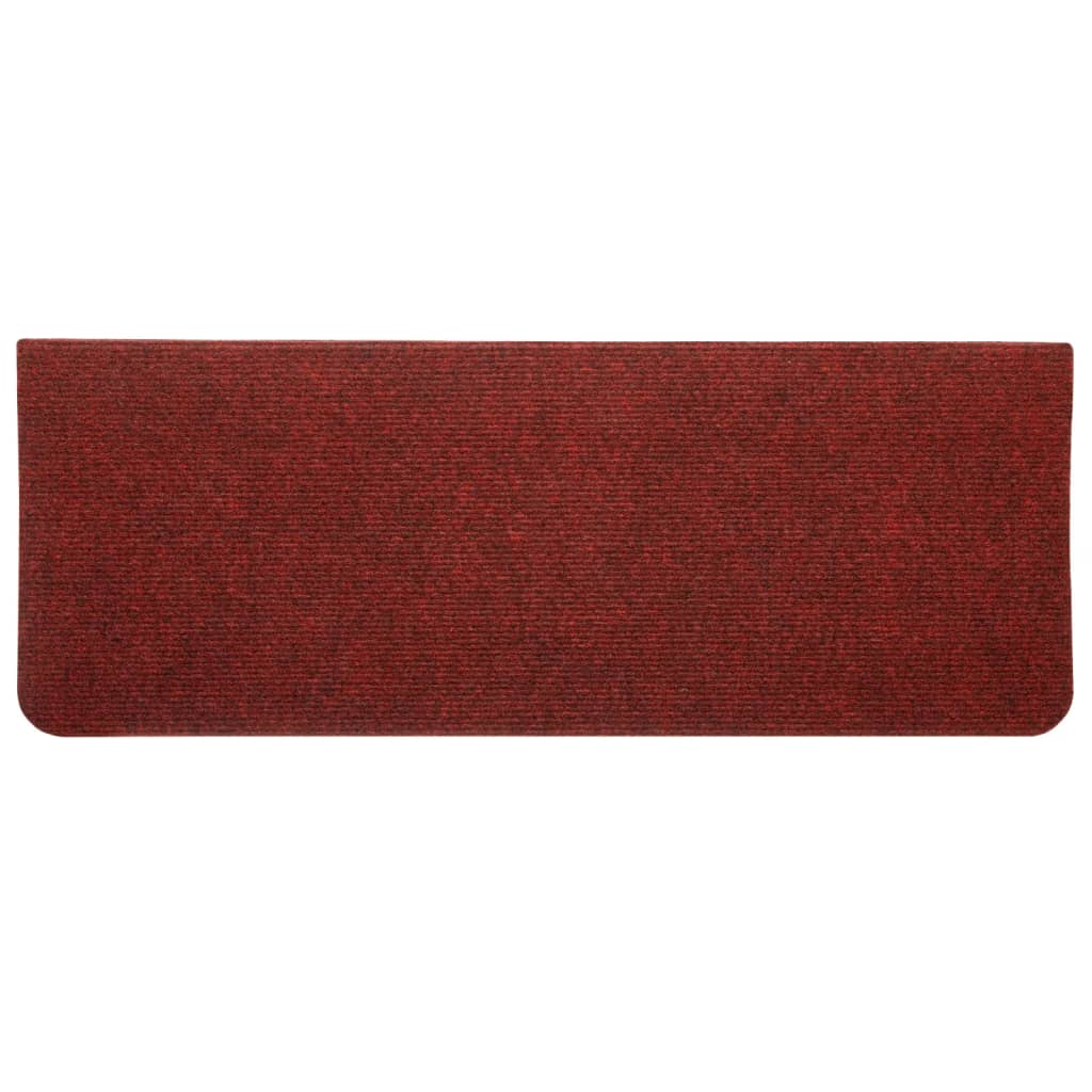 Stufenmatten Selbstklebend 15 Stk. 65x24,5x3,5 cm Rot