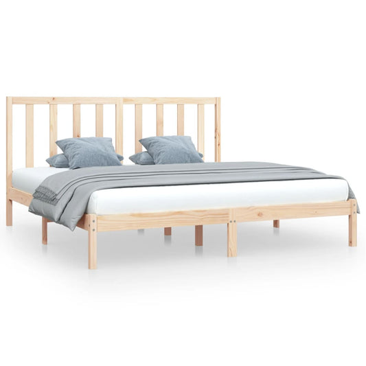 Massivholzbett Kiefer 200x200 cm