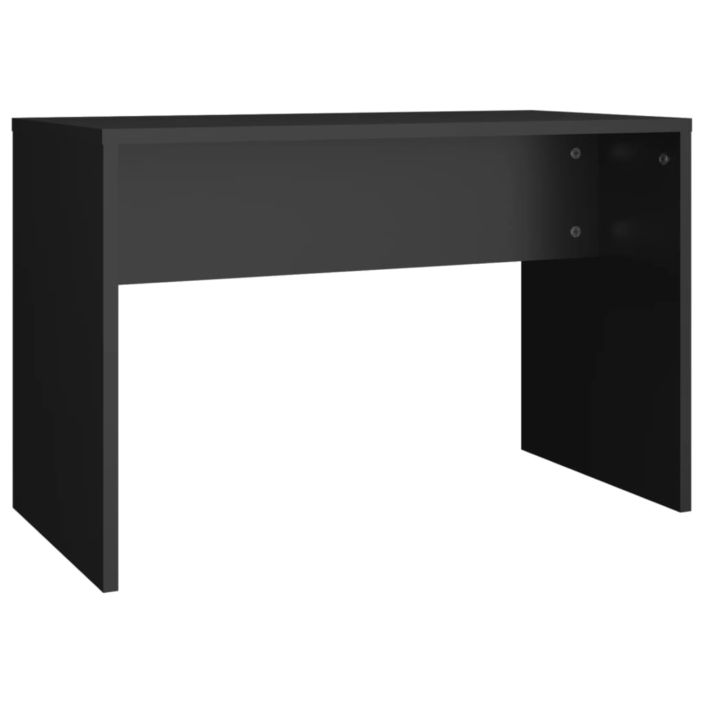 Vanity Taburet Sort 70x35x45 cm Træmateriale