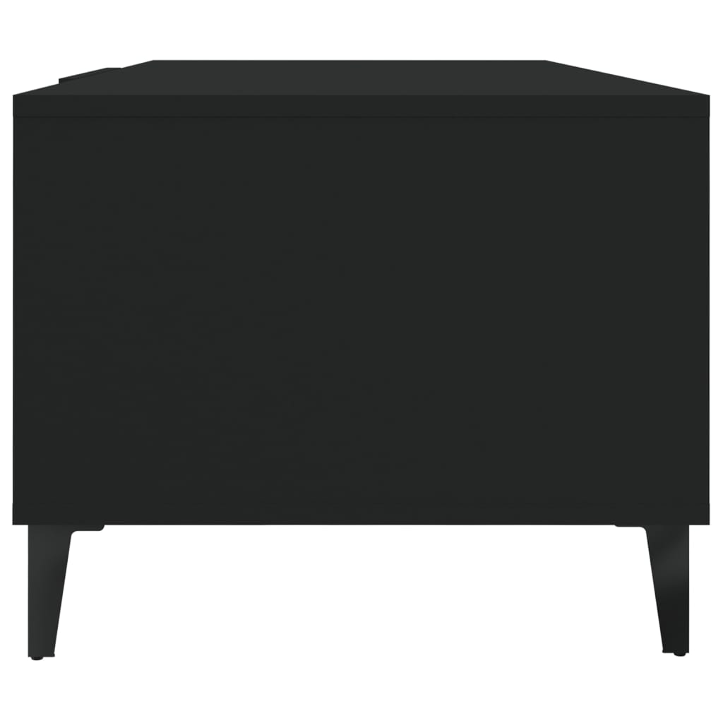 Sofabord Sort 102x50x40 cm Træmateriale