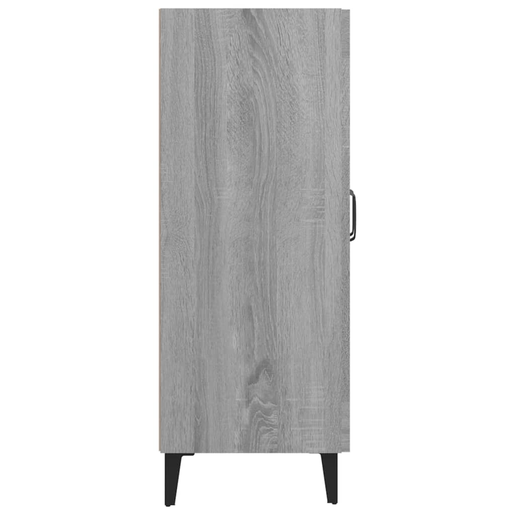 Skænk Grå Sonoma 69,5x34x90 cm Træmateriale