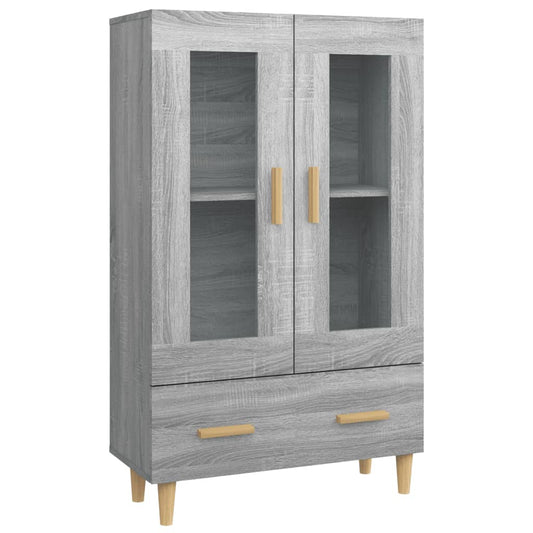 Highboard Grau Sonoma 70x31x115 cm Holzwerkstoff