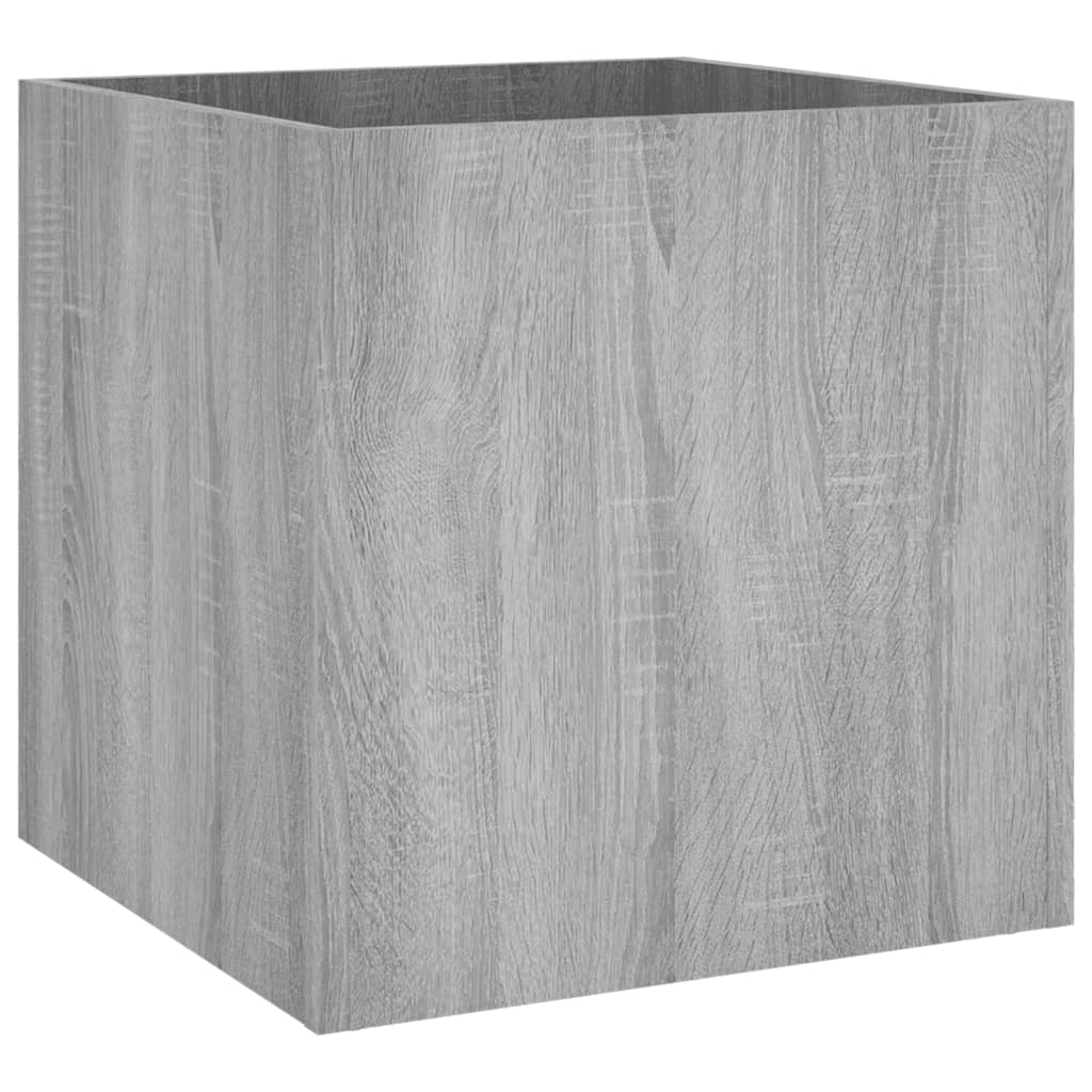 Plantekasse Grå Sonoma 40x40x40 cm Træmateriale