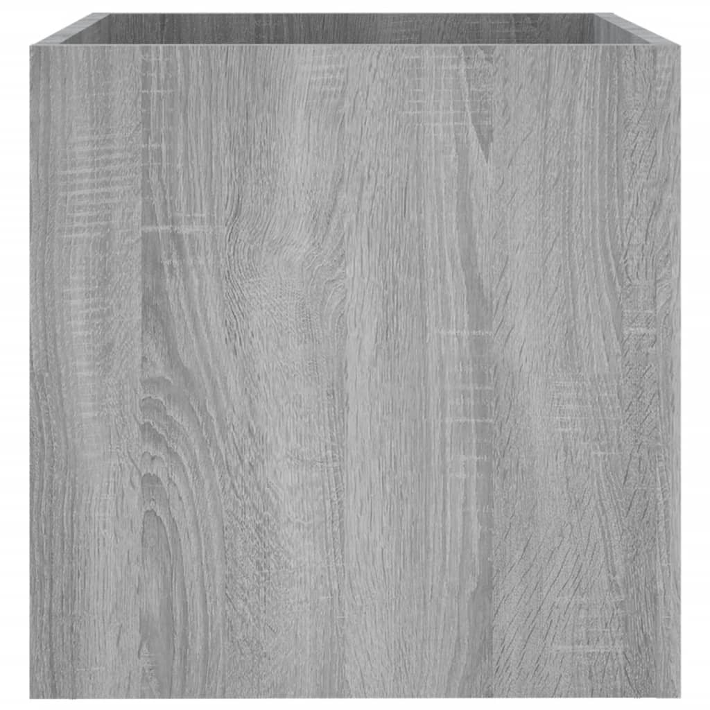Plantekasse Grå Sonoma 40x40x40 cm Træmateriale