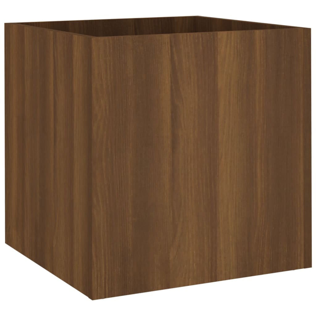 Plantekasse Brun Eg Look 40x40x40 cm Træmateriale