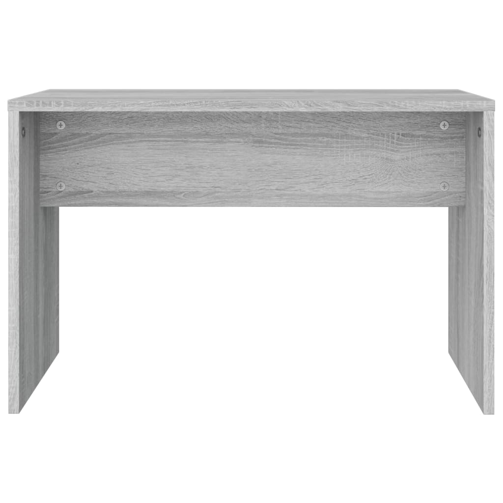 Vanity Taburet Grå Sonoma 70x35x45 cm Træmateriale
