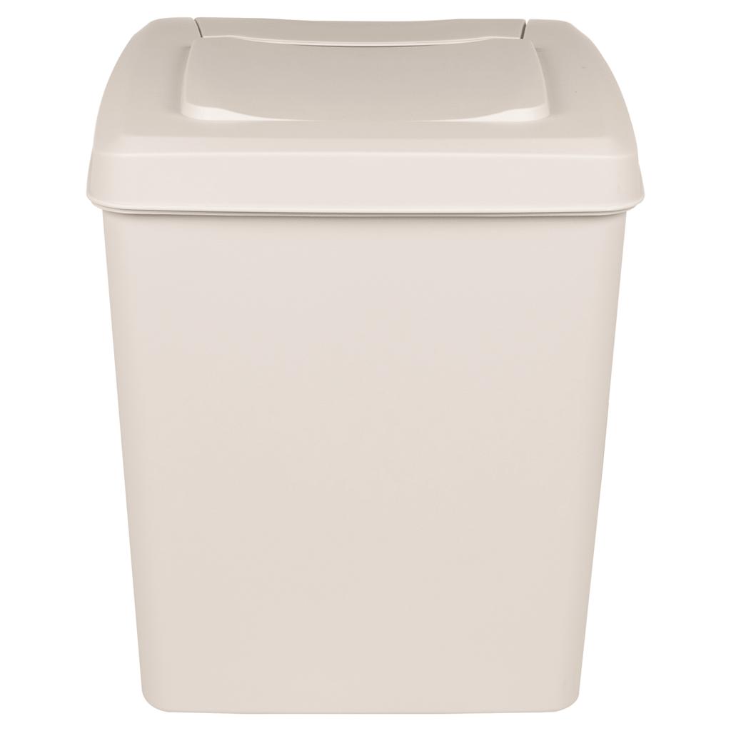 Stapelbare Mülleimer 3 Stk. Weiß 75 L Polypropylen