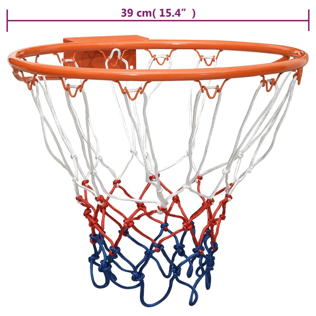 Basketball Ring Orange 39 cm Stål