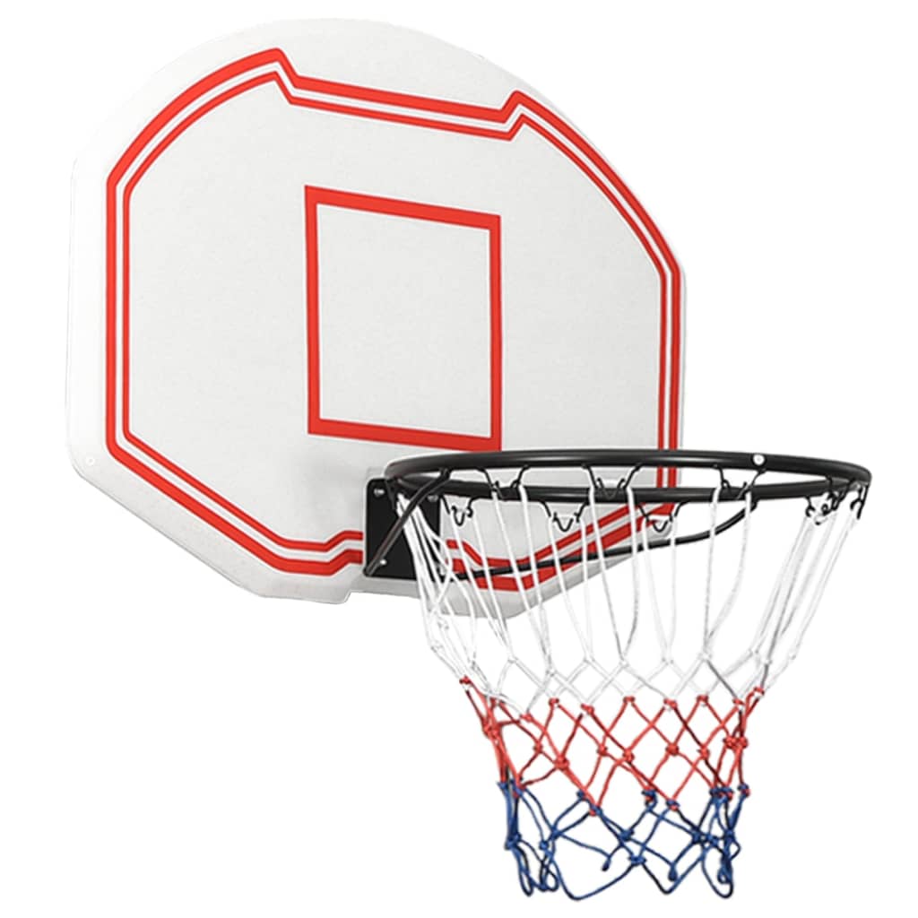 Basketball Bøjle Hvid 90x60x2 cm Polyethylen