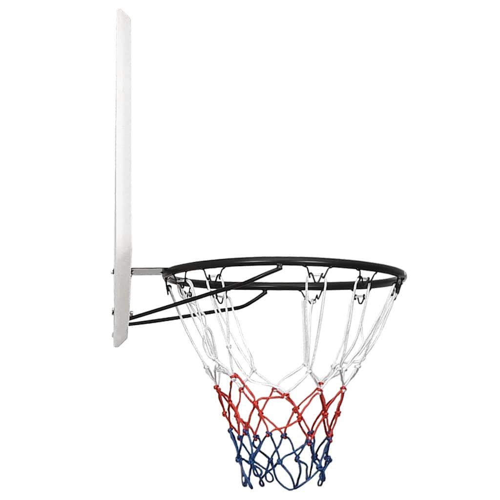 Basketball Bøjle Hvid 90x60x2 cm Polyethylen