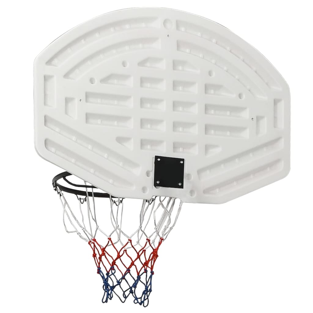 Basketball Bøjle Hvid 90x60x2 cm Polyethylen