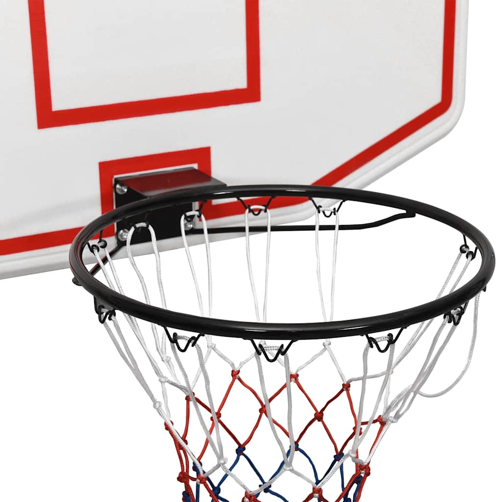 Basketball Bøjle Hvid 71x45x2 cm Polyethylen