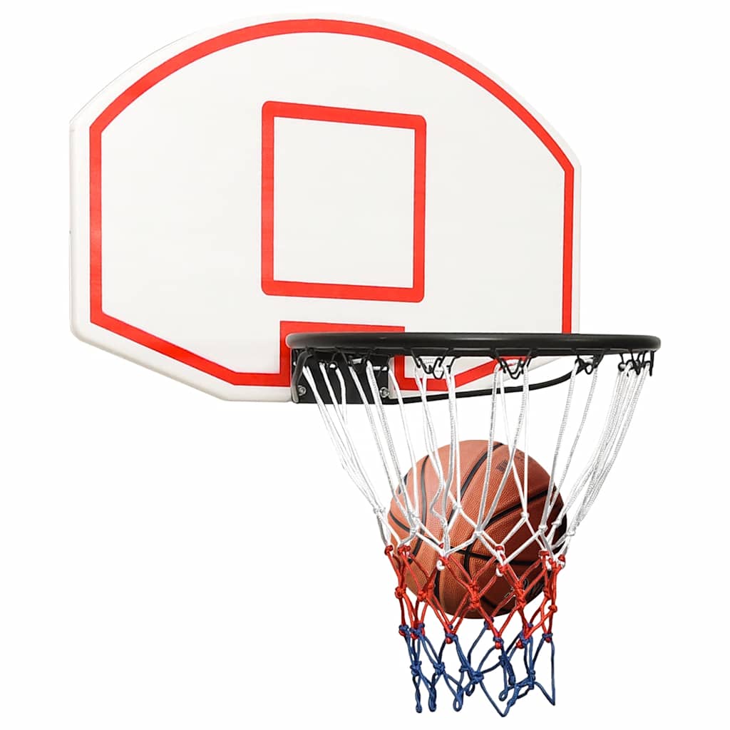 Basketball Bøjle Hvid 71x45x2 cm Polyethylen