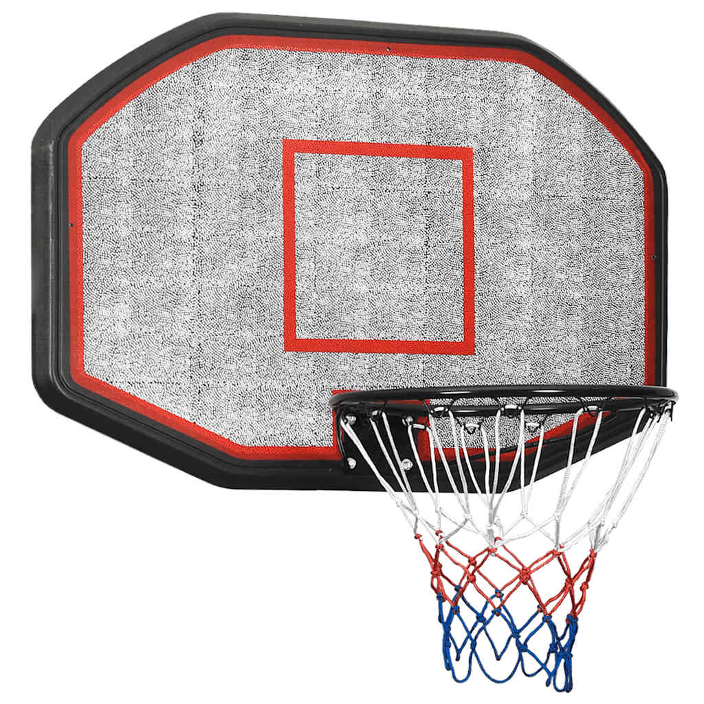 Basketball Bøjle Sort 109x71x3 cm Polyethylen