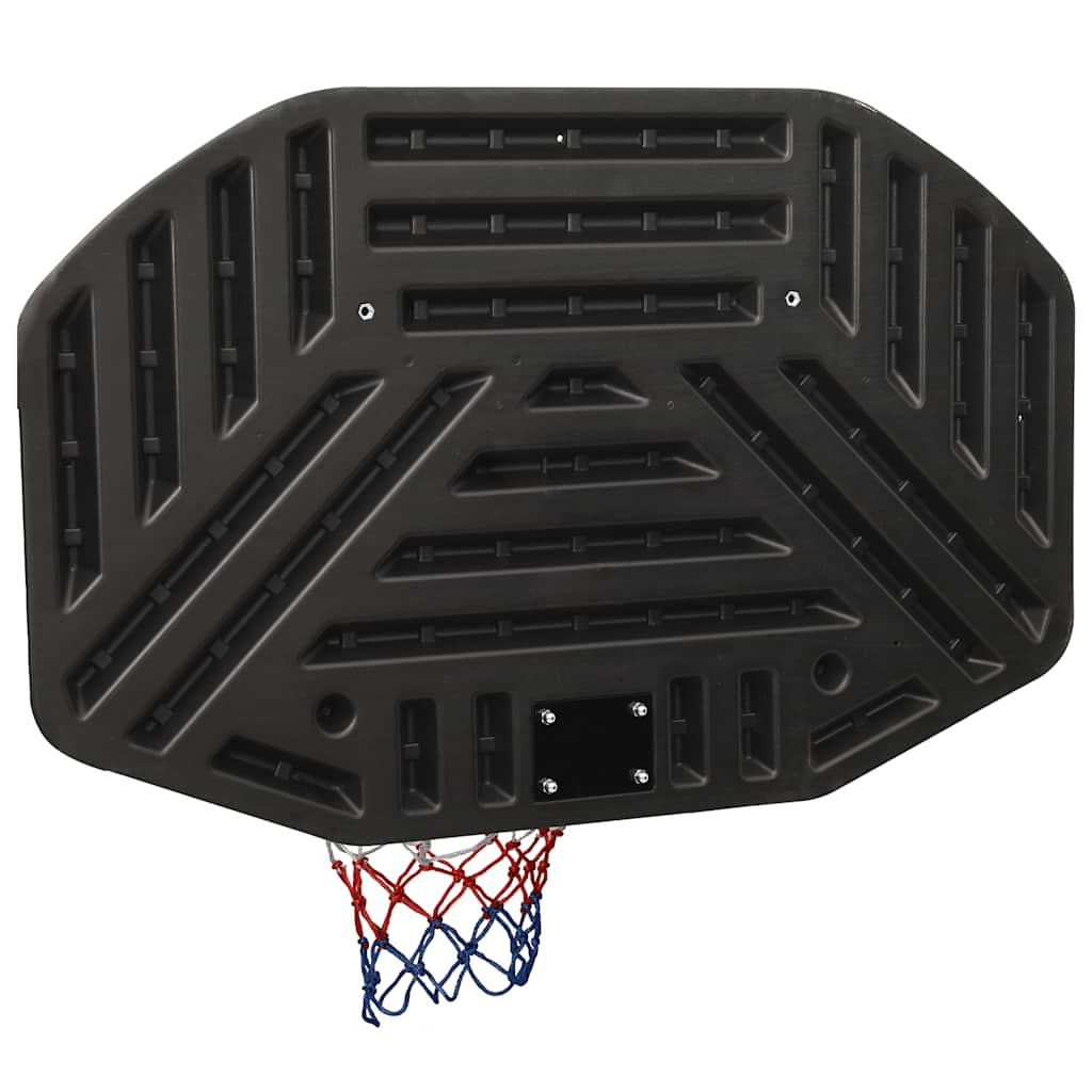 Basketball Bøjle Sort 109x71x3 cm Polyethylen