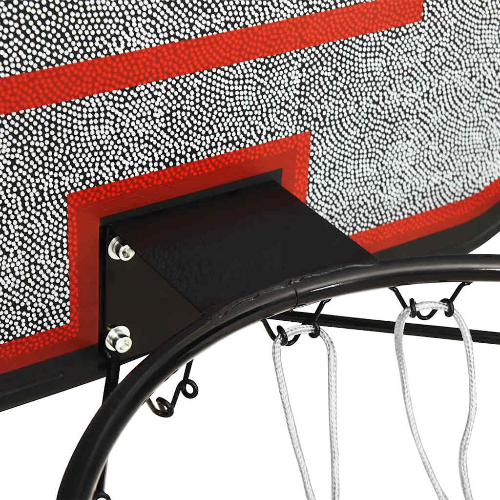 Basketball Bøjle Sort 109x71x3 cm Polyethylen