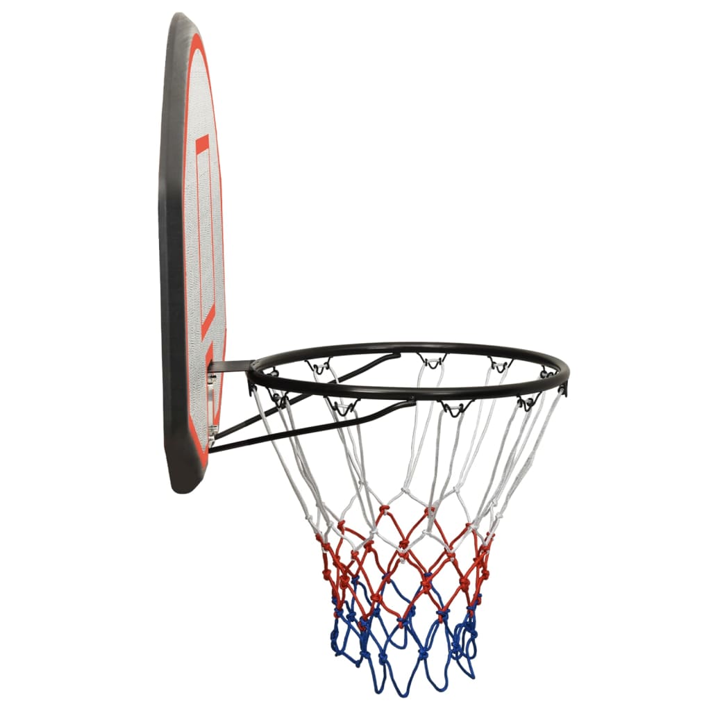 Basketball Bøjle Sort 90x60x2 cm Polyethylen