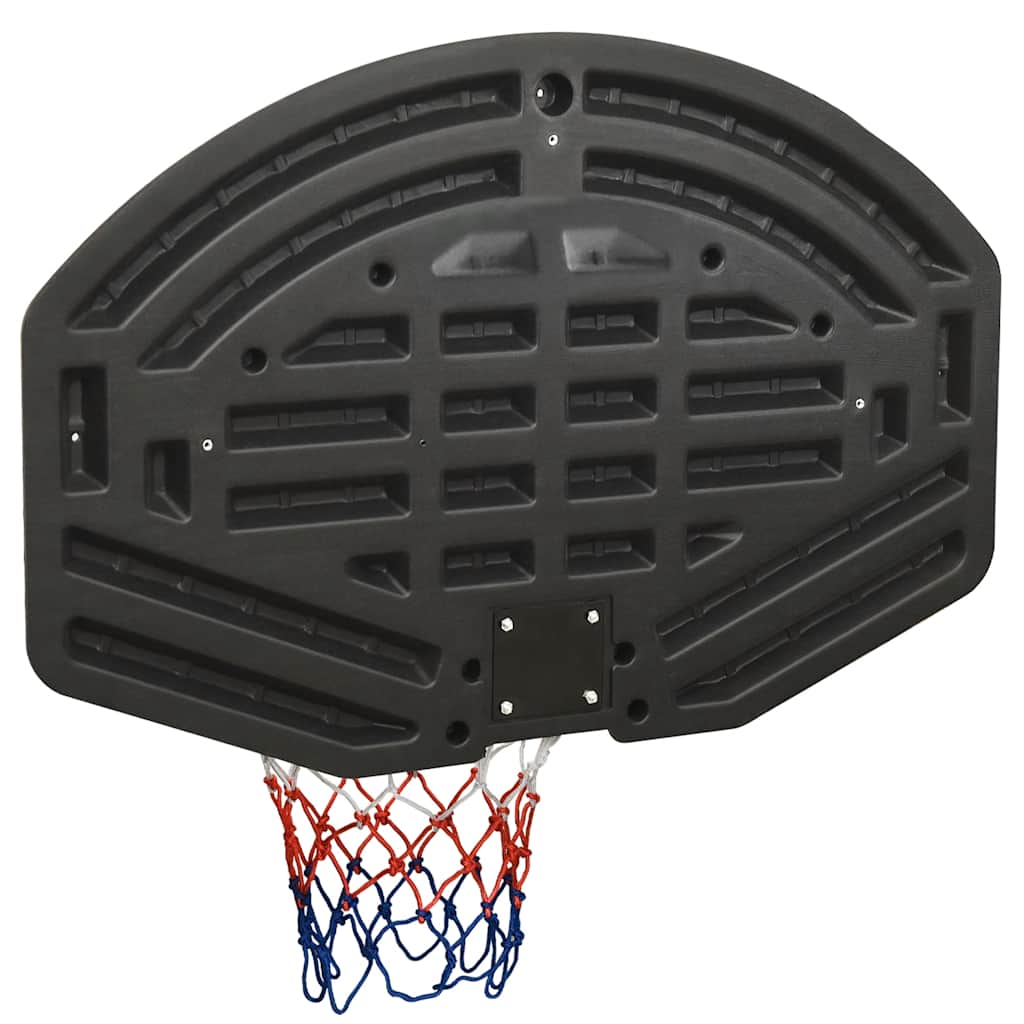 Basketball Bøjle Sort 90x60x2 cm Polyethylen