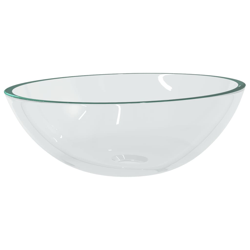 Waschbecken Glas 50x37x14 cm Transparent