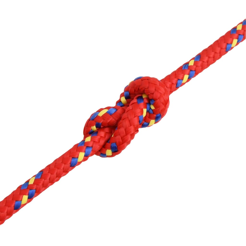 Bådreb Rød 6 mm 50 m Polypropylen