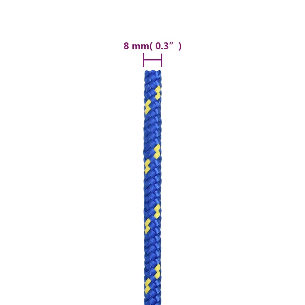 Boat Rope Blå 8 mm 50 m Polypropylen