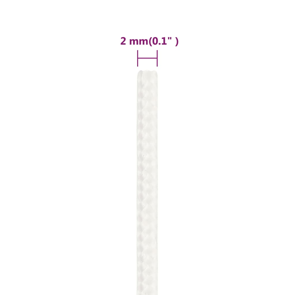 Bådreb Hvid 2 mm 25 m Polypropylen
