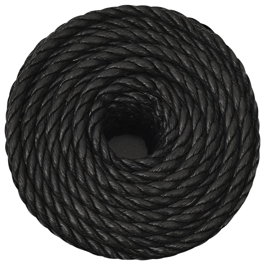 Arbejdsreb Sort 10 mm 250 m Polypropylen