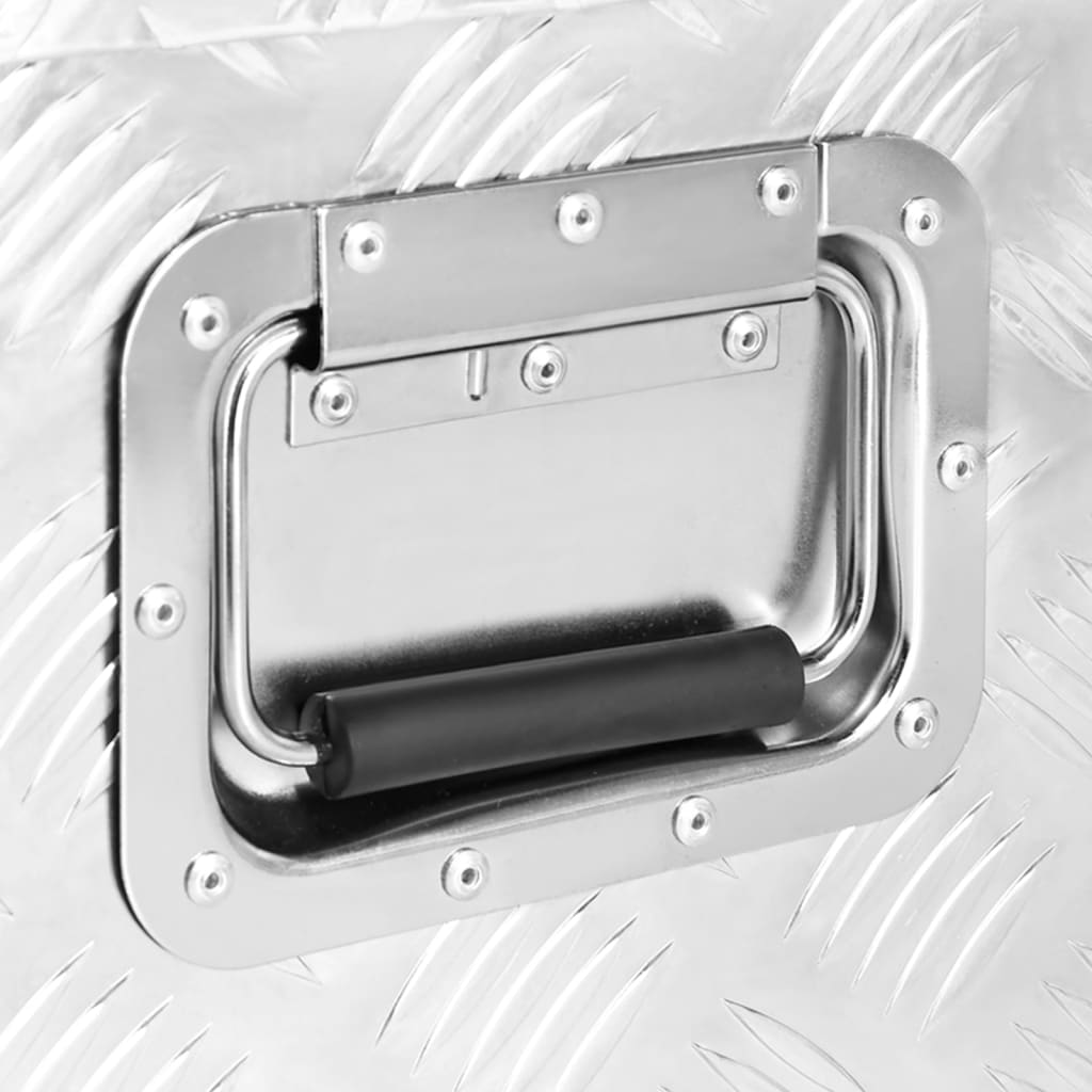 Opbevaringsboks Sølv 70x31x27 cm Aluminium